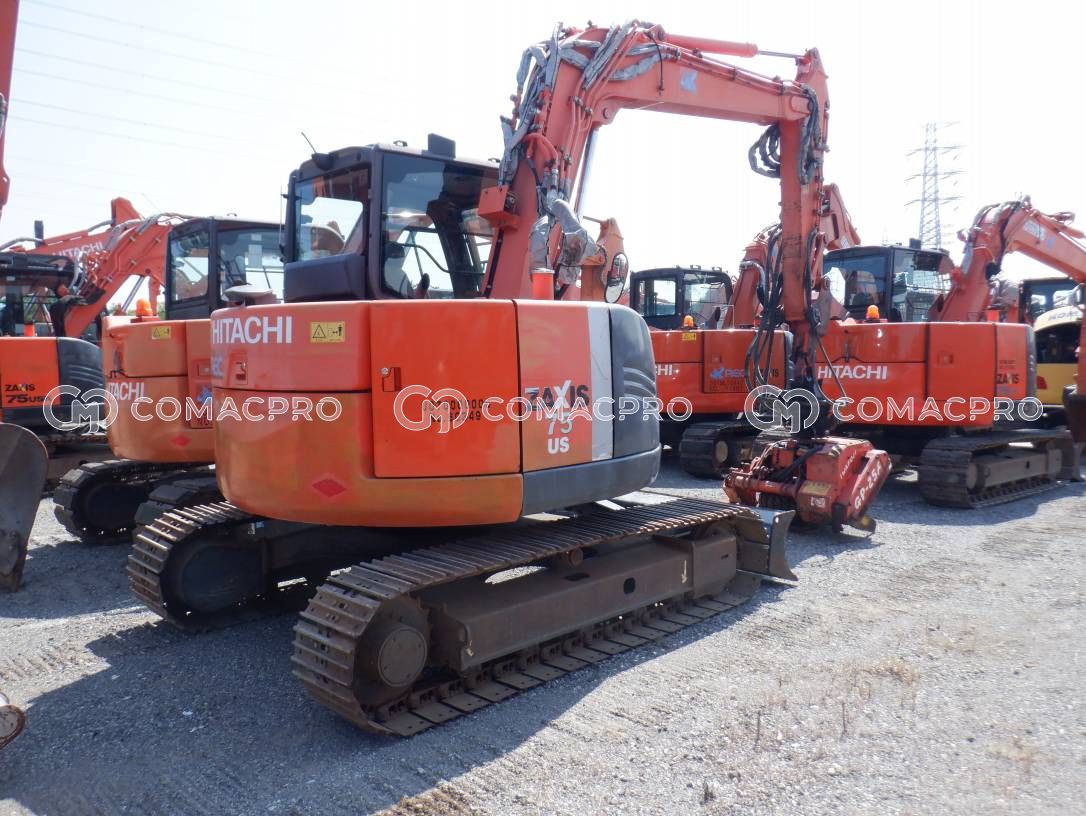 有機物 2008-年HITACHI ZX75US-A 小型挖掘机- CoMacPro
