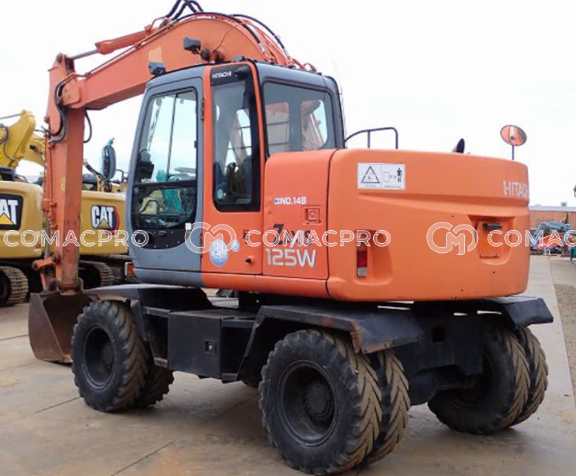 Máy xúc bánh lốp HITACHI ZX125W-1 - 2004