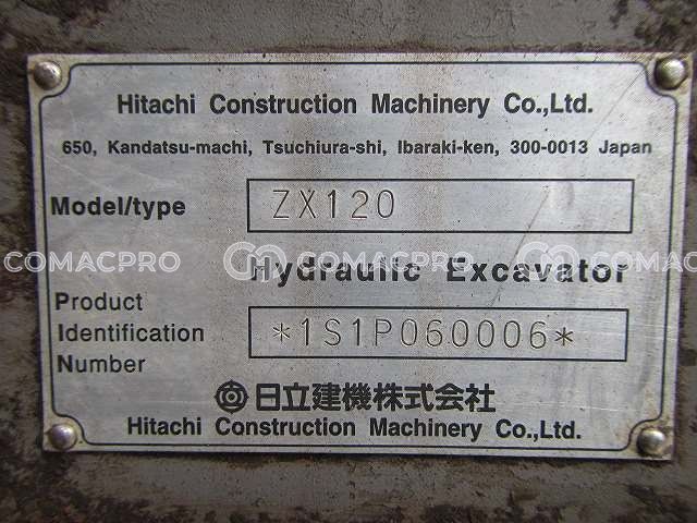 2000-年製 HITACHI ZX120 クローラーショベル - CoMacPro