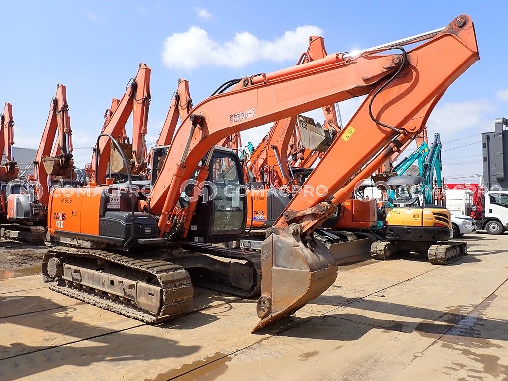 はし 2013-年製 HITACHI ZX120-3 クローラーショベル - CoMacPro
