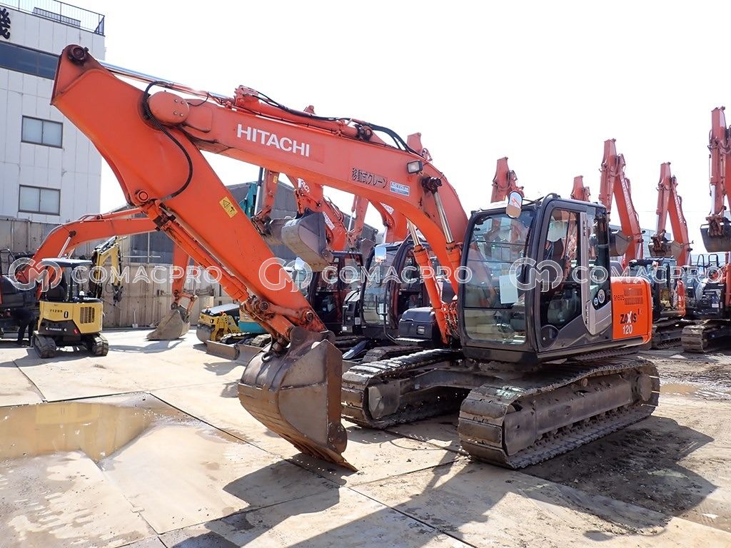 はし 2013-年製 HITACHI ZX120-3 クローラーショベル - CoMacPro