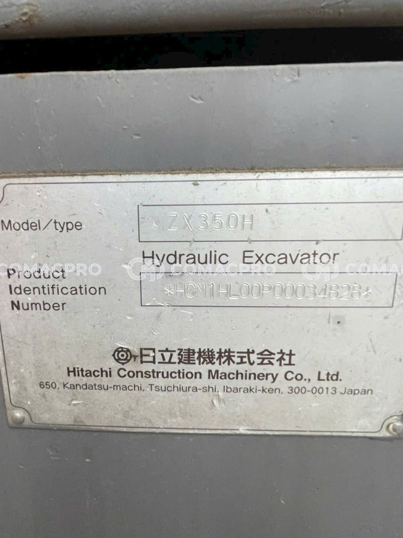 2006 - HITACHI ZX350H Máy xúc đào bánh xích, ảnh 11