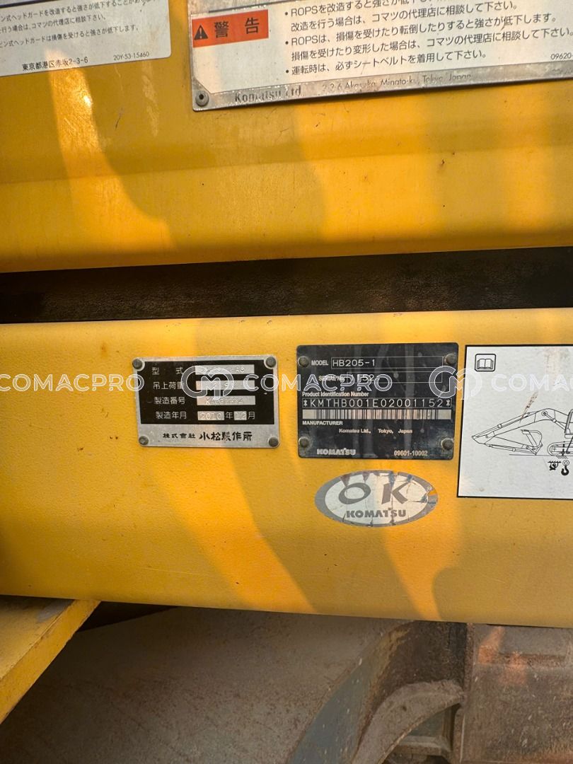 2010 - KOMATSU HB205-1 Máy xúc đào bánh xích, ảnh 19