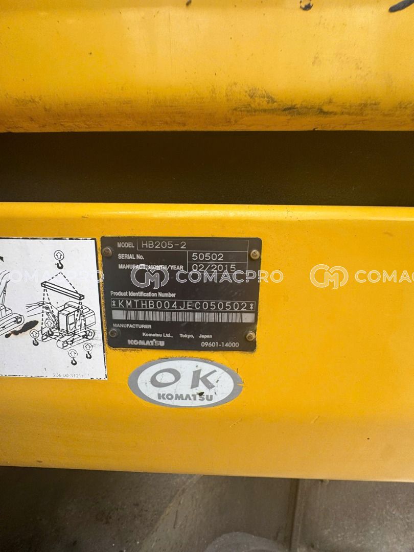 2015 - KOMATSU HB205-2 Máy xúc đào bánh xích, ảnh 13