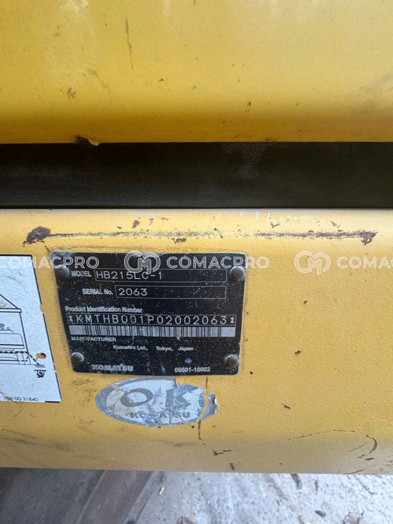 2012 - KOMATSU HB215LC-1 Máy xúc đào bánh xích, ảnh 11