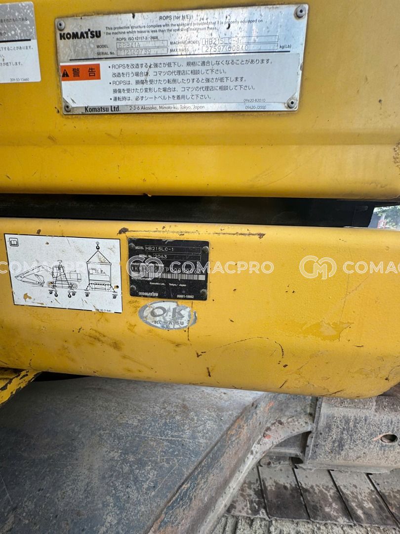 2015 - KOMATSU HB215LC-1 Máy xúc đào bánh xích, ảnh 24