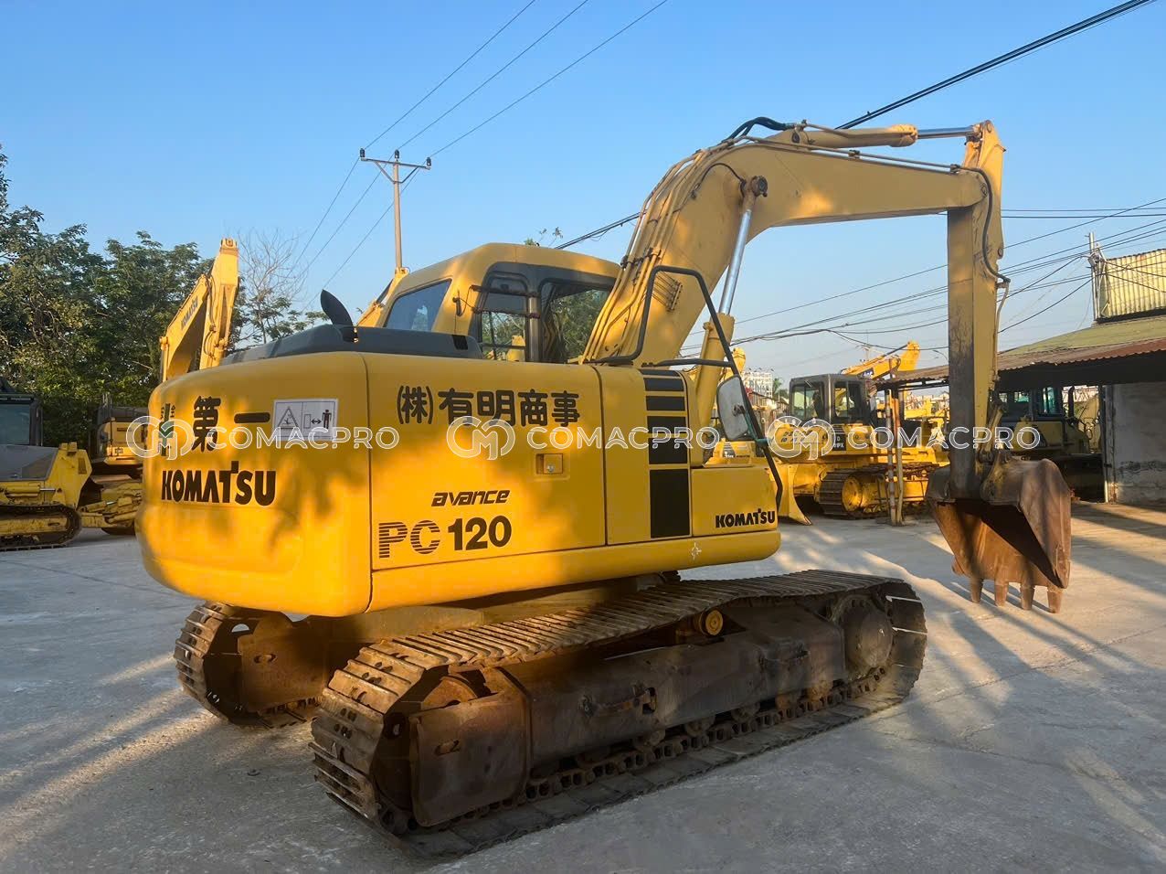 Máy xúc bánh xích KOMATSU PC120-6E - 2012