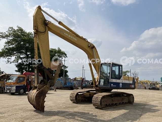 コマツPC200-10 1/50　ショベルカー　日立建機　KOBELCO トミカ × リアルカー オールカタログ / No.9 コマツ 油圧