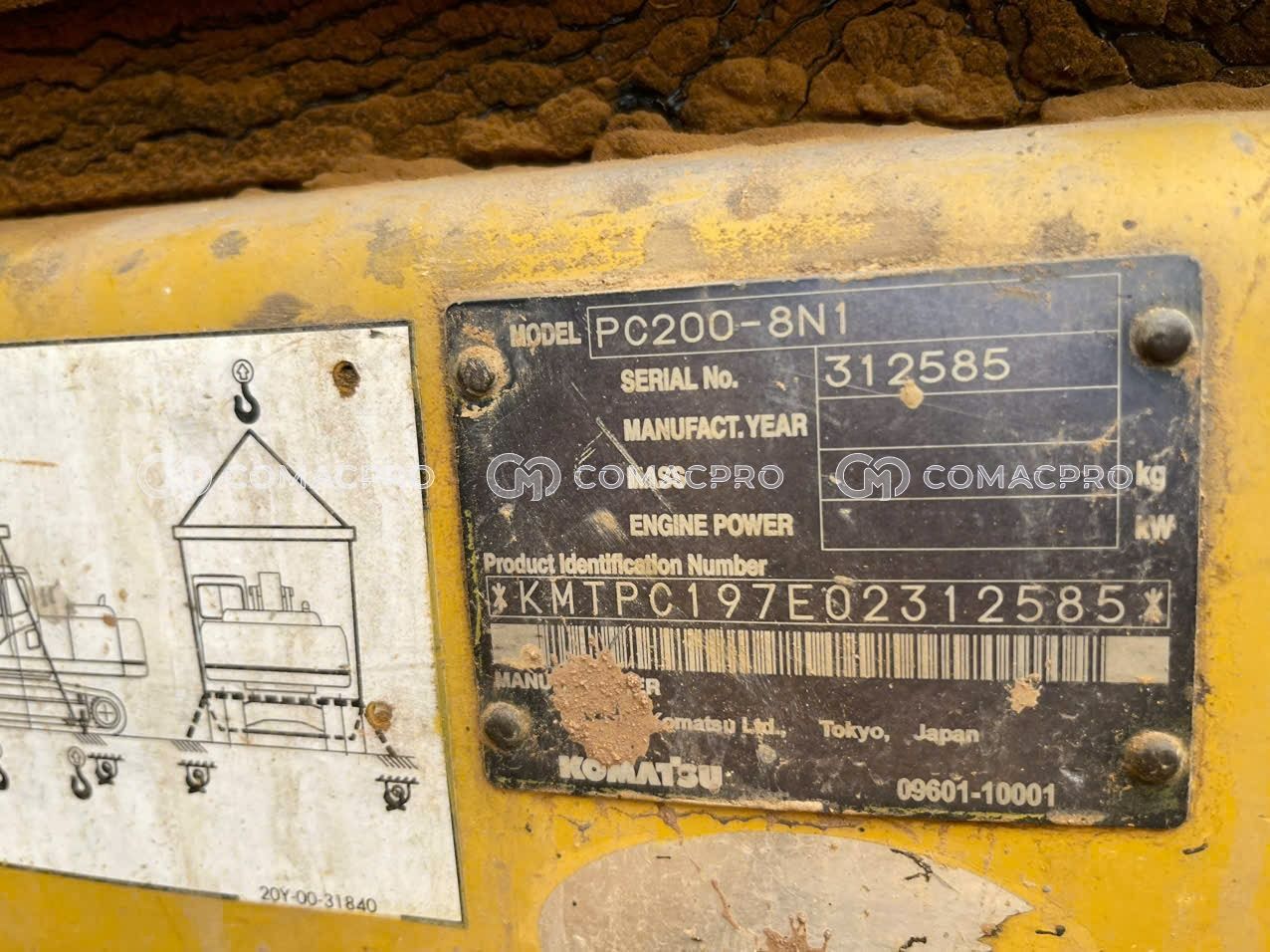 KOMATSU PC200-8N1 Máy xúc đào bánh xích, ảnh 6