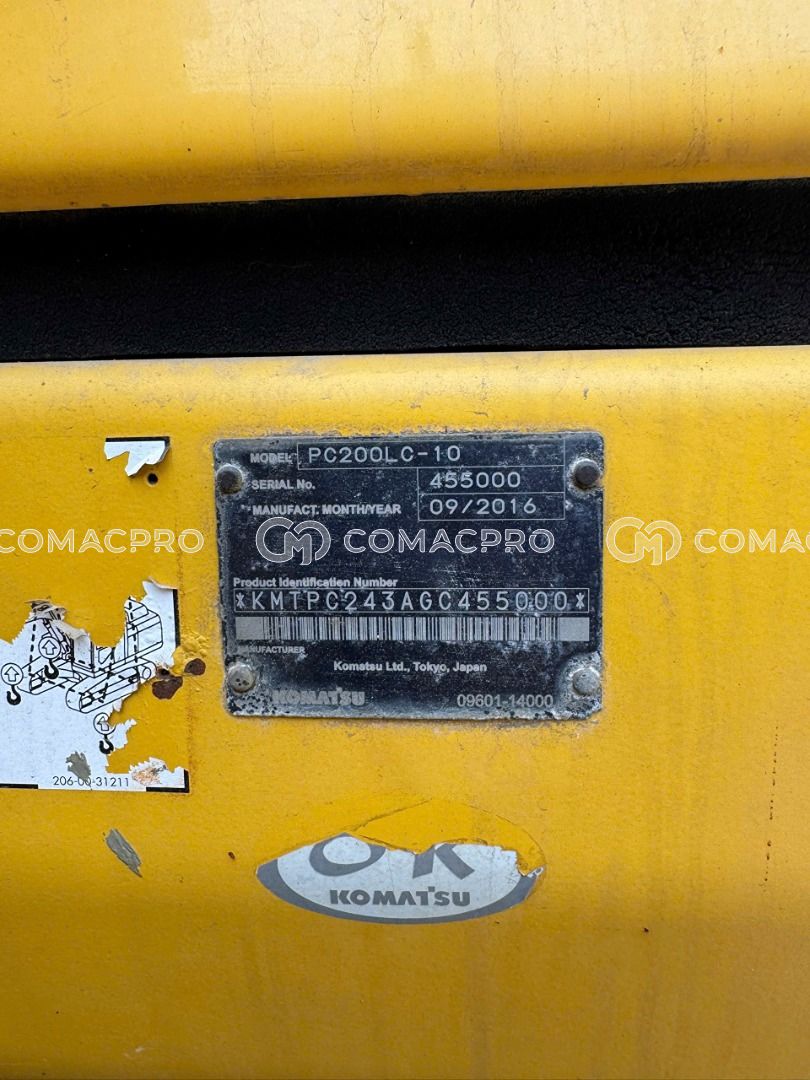 2016 - KOMATSU PC200LC-10 Máy xúc đào bánh xích, ảnh 15