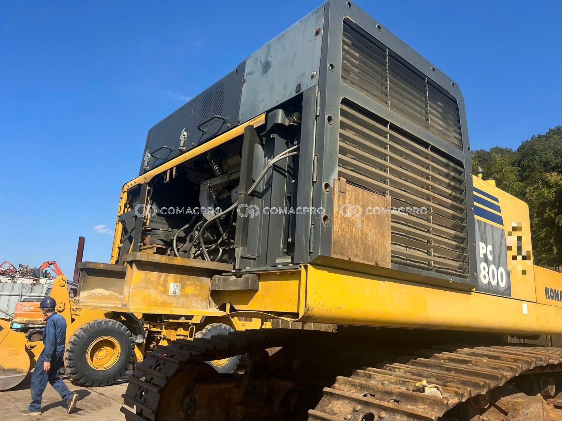 Máy xúc bánh xích KOMATSU PC800 - 2014