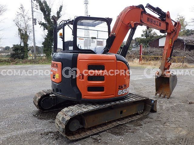 2017-年製 HITACHI ZX55UR-5B ミニショベル - CoMacPro