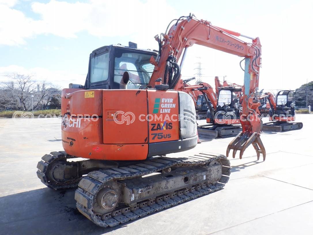 小物 mho 2020-年HITACHI ZX75US-5B 小型挖掘机- CoMacPro
