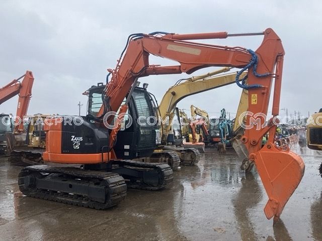 小物 a.a.a 2007-年HITACHI ZX75US-A 小型挖掘机- CoMacPro