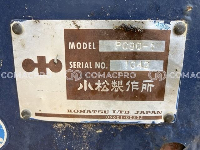 1989-年KOMATSU PC90-1 小型挖掘机- CoMacPro