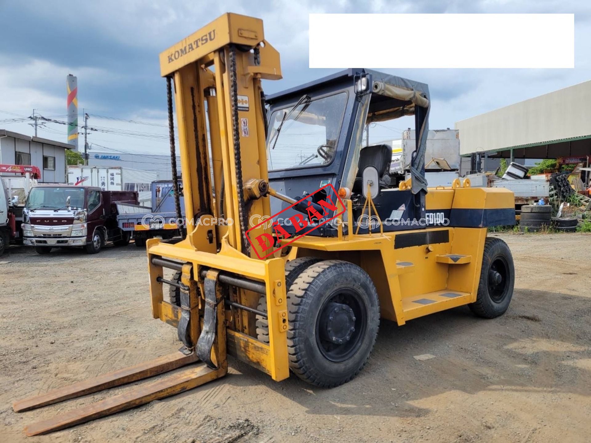 Xe nâng dầu KOMATSU FD100-5 - 1993